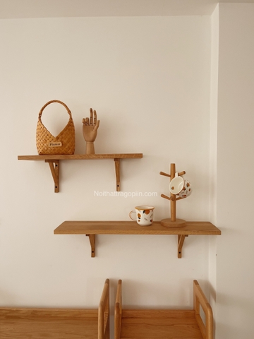 Kệ gỗ treo tường