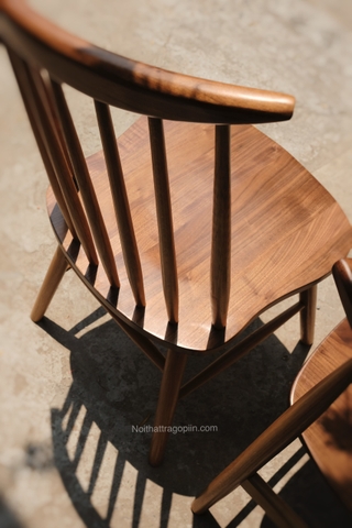Ghế gỗ sồi + óc chó 02