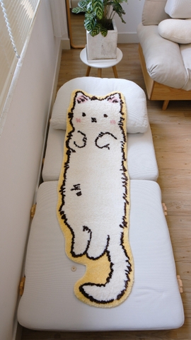 Thảm chân mèo trắng 50x150cm