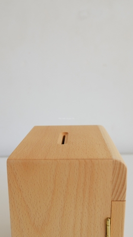 Hộp gỗ ống heo tiết kiệm