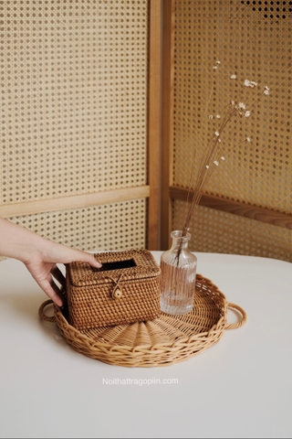 Khay đan tròn có quai