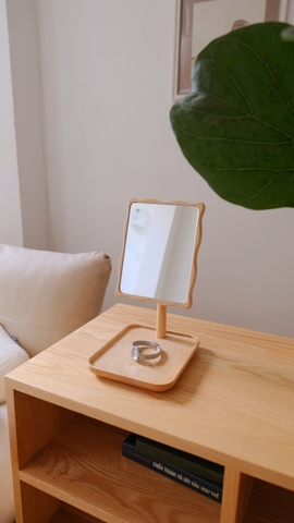 Gương gỗ để bàn 03