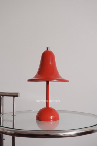 Đèn bàn Chuông Gió sạc cảm ứng 08 - Màu xám