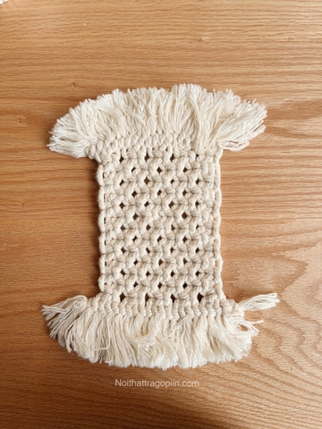 Lót ly macrame  - size lớn