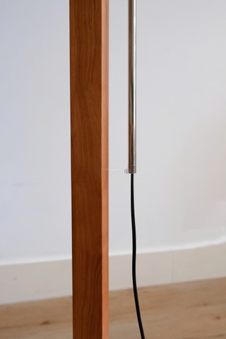 Đèn sàn 12 khung gỗ + inox