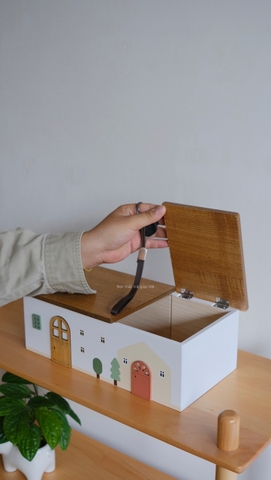 Nhà gỗ lưu trữ khẩu trang
