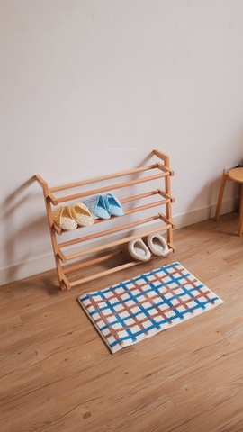 Thảm chân kẻ ô 45x75cm