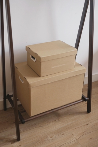 Set 3 hộp giấy lưu trữ - lớn 56.2x37x36cm