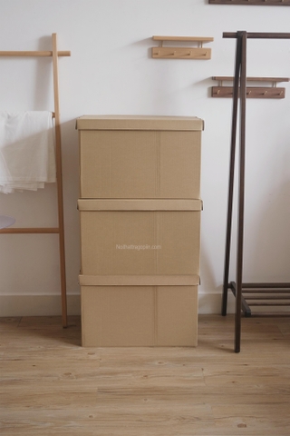 Set 3 hộp giấy lưu trữ - lớn 56.2x37x36cm