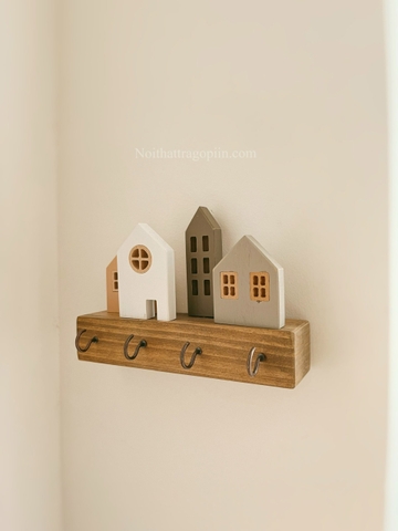 Móc treo chìa khoá 01 - ngôi nhà