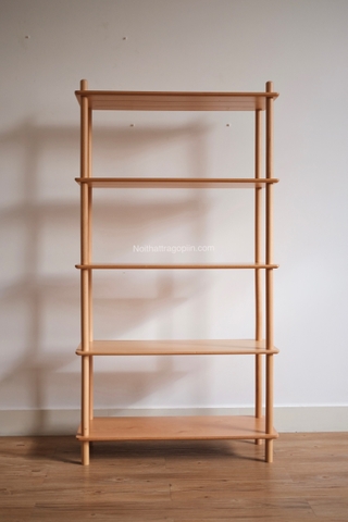 Kệ đứng 04 - gỗ sồi nguyên khối