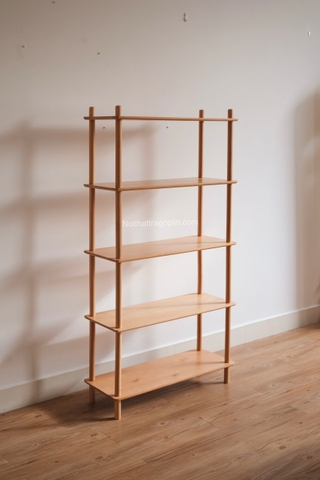 Kệ đứng 04 - gỗ sồi nguyên khối