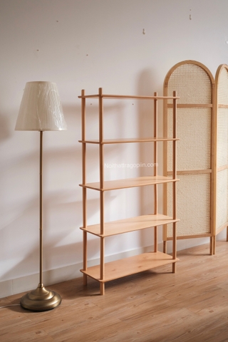 Kệ đứng 04 - gỗ sồi nguyên khối