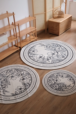 Thảm tròn Bắc Âu 05