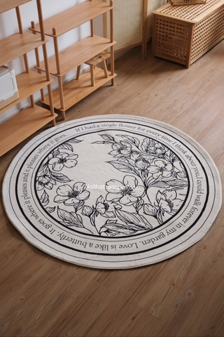 Thảm tròn Bắc Âu 05