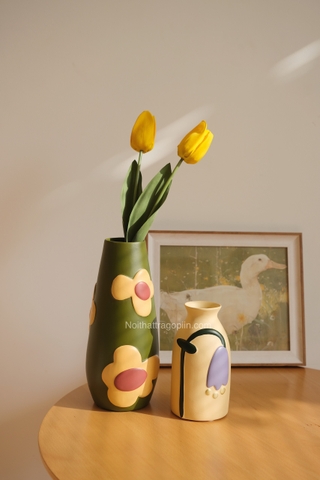 Bình gốm Morandi - phong cách E