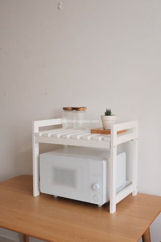 Kệ gỗ để lò vi sóng/ lò nướng - gỗ sáng