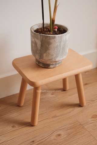 Ghế đòn 03 full gỗ - màu óc chó