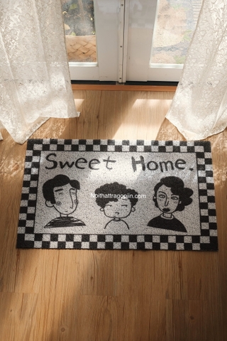 Thảm nhựa - gia đình