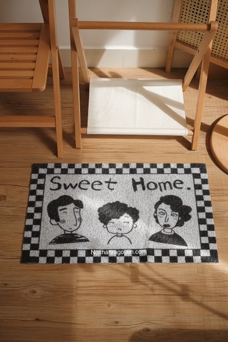 Thảm nhựa - gia đình