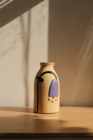 Bình gốm Morandi - phong cách E