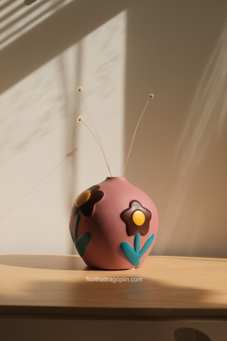 Bình gốm Morandi - phong cách E