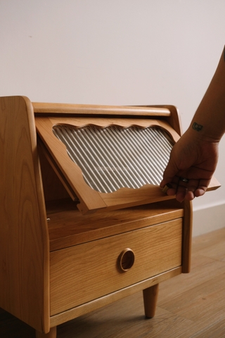 Tab đầu giường 04 gỗ anh đào