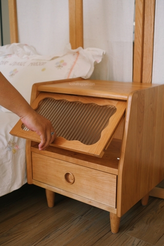 Tab đầu giường 04 gỗ anh đào