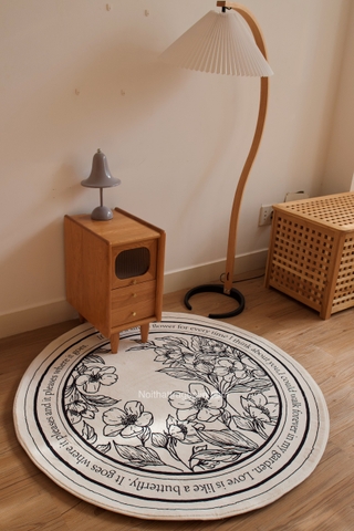 Thảm tròn Bắc Âu 05