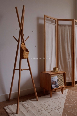 Tab đầu giường 05 gỗ anh đào