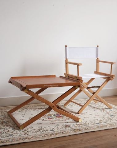 Bàn cà phê gấp gỗ anh đào