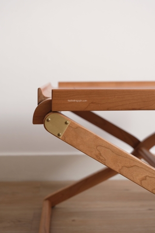 Bàn cà phê gấp gỗ anh đào