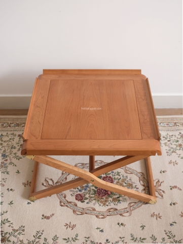 Bàn cà phê gấp gỗ anh đào