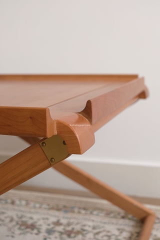 Bàn cà phê gấp gỗ anh đào