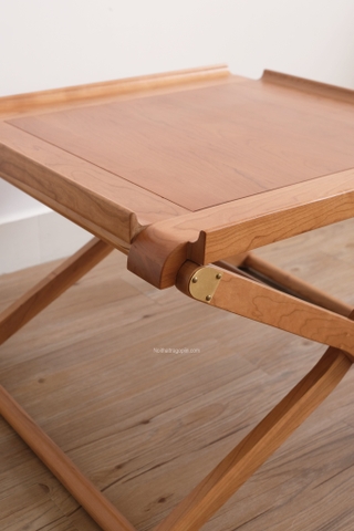 Bàn cà phê gấp gỗ anh đào