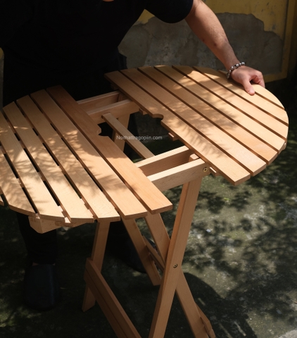 Bàn gấp ngoài trời D70 cao 70cm