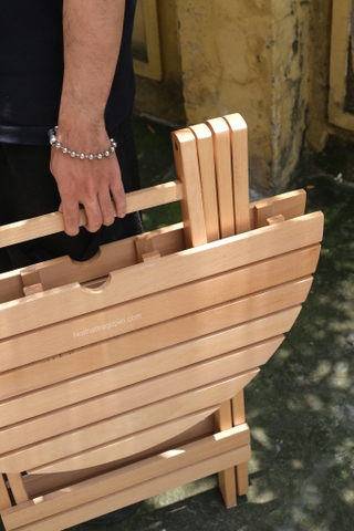 Bàn gấp ngoài trời D70 cao 70cm