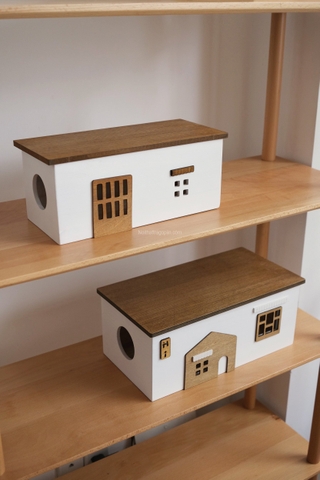 Nhà gỗ để giấu ổ cắm 01