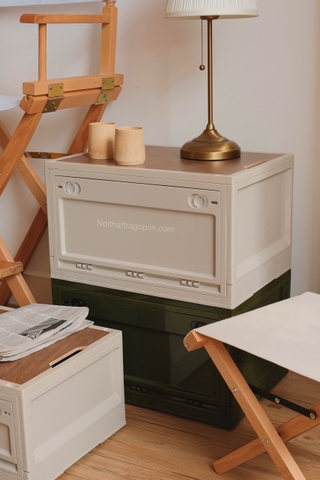 Hộp lưu trữ dã ngoại - xanh lớn