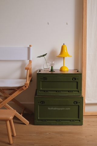 Hộp lưu trữ dã ngoại - xanh lớn