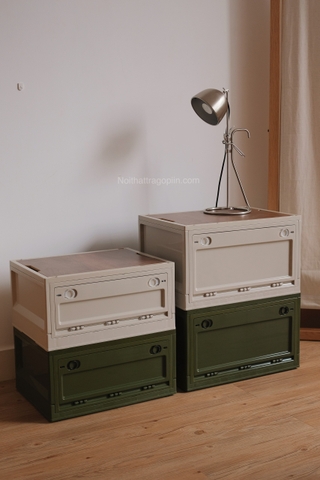 Hộp lưu trữ dã ngoại - xanh lớn