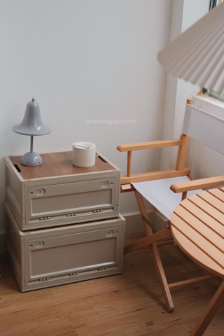 Hộp lưu trữ dã ngoại - xanh lớn