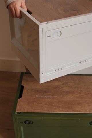 Hộp lưu trữ dã ngoại - xanh lớn