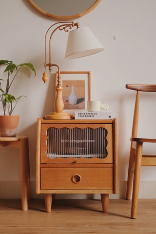 Tab đầu giường 04 gỗ anh đào