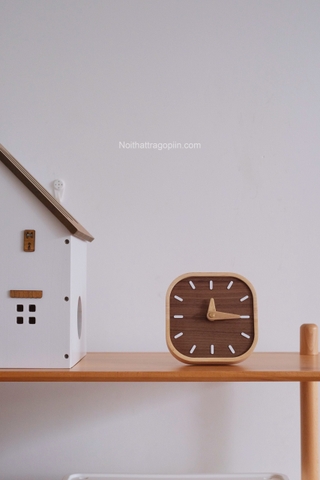 Đồng hồ để bàn gỗ 01