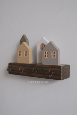 Móc treo chìa khoá 01 - ngôi nhà