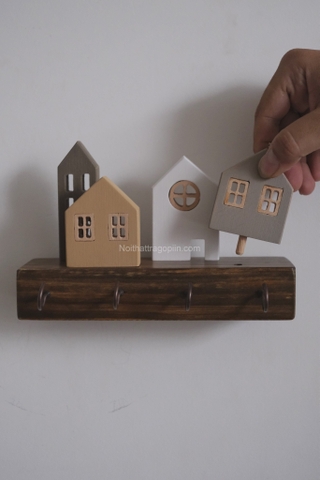 Móc treo chìa khoá 01 - ngôi nhà