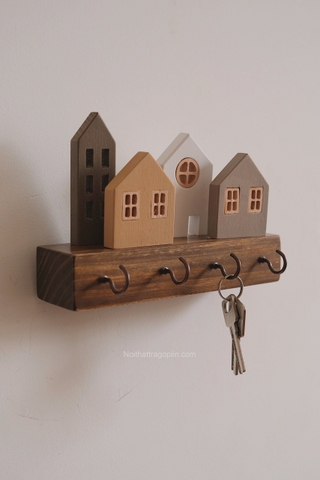 Móc treo chìa khoá 01 - ngôi nhà
