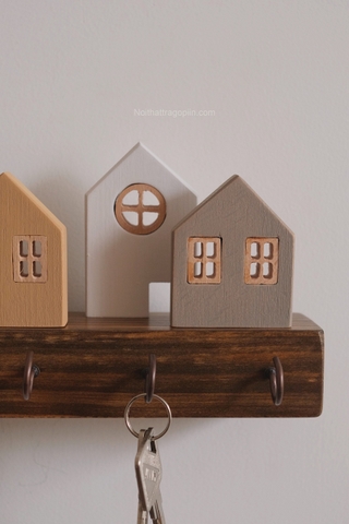 Móc treo chìa khoá 01 - ngôi nhà