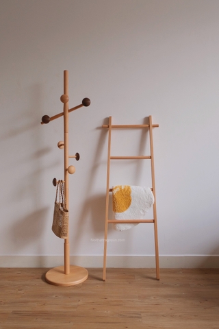 Thang gỗ 04 ngang 53cm cao 151cm